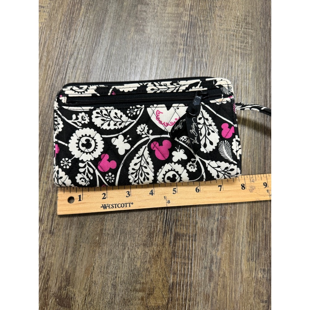 Retired‎ Vera Bradley Disney Mickey Meets Birdie Wallet Wristlet Top Zip - Picture 3 of 10